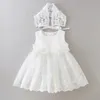 Robes de fille Arrivée des robes de baptême de bébé élégant fleur baptême du bébé 1ère année Robe de fête de mariage d'été l206