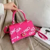 Graffiti mode tendance à une épaule à moitié coréenne Lune coréenne Unique sac à main sac fille fille inspire nouveau sacs messager sacs