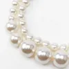 2024 ZA Fashion Faux Pearl Beads Halsband Kvinnor Indisk uttalande stor krage Big Bib Choker Halsbandsmycken 240510