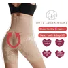 Waist Tummy Shaper Female Beauty Body Shaping Fajas Sexy High Abdominal Control Belt Hip Lift Tight Bust Weight Loss Lace TrousersSafety Pants Q240509
