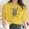 Women's T-Shirt Cartoon Rabbit Print Harajuku T-shirt Fashion Crew Neck Top Ladies Short Slve Casual Summer T-shirt Drop Boat T240508