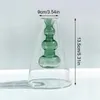 クリエイティブダブルレイヤーガラス花瓶カラフルな透明なテラリウム植木鉢水耕植物ガラス容器ホームデコレーション240510