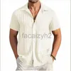 قمصان الرجال بالإضافة إلى Tees Polos 2024 Fashion Men's Wear Summer Men Fashion Stripe Business Slim Fit Disual Shirt Shirt Shirt Shirt Plus Tees