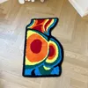 Sexy Hip Temperature Creative Door Mat Soft Plush Bathroom Carpet Body Pattern Cartoon Carpet Cute Bedding Home Decoration 240428