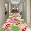 Carpets Fleur en bois 3d tapis salon Room Rapier à la maison décor de pierre Corridor Corridor Anti-Slip Balconie de chambre à coucher