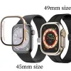 Alta qualidade para Apple Watch Case Ultra Series 9 45mm 49mm Iwatch Strap Strap Smart Relógio sem fio Caixa de capa protetora da caixa de proteção