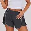 Dames shorts Sneldrogende stof Hoge taille Zomersporten voor het joggen van yoga tenniselastisch tailleband Quick Dry