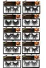 Super Long 25mm 3D 5D Mink Eyelashes Dramatiska riktiga Mink Hair Lashes 25 mm Handgjorda False Eyelash Eye Makeup Maquiagem4504272