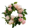Hochzeitsdekoration künstliche falsche Seiden Rose Blume Blumenhänge Hänge Girland