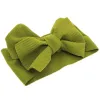 Babymeisje hoofdbanden elastische bowknot haarbanden zachte tulbandhoofd wraps voor pasgeborenen en kinderen zz