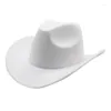 Berets Style Cowboy Hat Hat Music Festivals Cap pour acteur actrice spectacles de scène