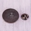 Bauhaus Emalj Pin Abstract Face Badge Medal Brosch Art Jewelry Accessories