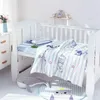 Baby beddengoed set kinderen quilt cover zonder te vullen van 1 st katoenen wieg dekbedoverdek cartoon babywieg quilt deksel 150*120 cm ademende 240509