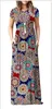 Printemps / été bohème femme décontracté baratos fleur vêtements imprimés élégants robes de soirée vestidos de mujer 240430