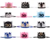 11630 Adult children Birthday Party Hats Girls kawaii Princess Crown Caps Women Birthday Cake Caps Po Props Party Decor7698732