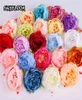 10 cm de fleur de pivoine de soie entière 50pcs têtes de rose artificielles en vrac pour le mur baiser balles fournitures de mariage kb02 2109115131176