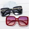 H Óculos de sol 2024 Novo designer de luxo, óculos de sol Fashion Love Ma Tiktok NET RED H Óculos de sol Família Cadeia de óculos femininos de molduras da moda dos óculos 108
