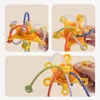 Dealers Toys Montessori Silicone Toy Toy для детских мероприятий Прекрасные моторные навыки игрушки для развития датчиков для молочных зубов Образовательная игрушка D240509