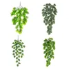 Fleurs décoratives 79 cm plantes vertes artificielles suspendues ivy feuilles radiscultes raisin de mer fausse vigne jardin de maison décoration de fête murale