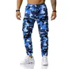 Herrenhosen reine Baumwoll-Tarnung Harem Hosen für Herren Marke Multi-Color Camouflage Military Tactical Cargo Hosen für Herrenjogger mit Taschenl2405