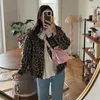 Women's Jackets Coat Leopard Print Anorak Coats And Outerwears Spring Clothes High Quality Clothing Elegant Woman Casual