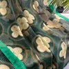 Halsdukar kvinnor sommarsilke tunt pannband inslagna i kvinnor elegant blomma halsduk sjal vår pashmina strandstol avatar fontän q240509