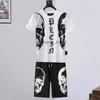 2022 Designer Men Tracksuits Shorts T-shirts Man T-shirts Pantalons courts Floyd Mayweather Gol