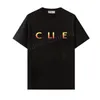 Créateur masculin T-shirt graphique t-shirt hip hop lettre d'été imprimé tshirt luxueux mode court t-shir