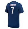 24 25 Maillot de Foot MBAPPE Jerseys Kolo Muani O.Dembele Asensio Hakimi Ugarte Futebol camisa 23 24 Hommes Enfants Men Kit