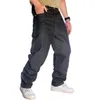 Jeans en gros des hommes de jeans pour hommes de concepteur de jeans hommes rétro hip hop streetwear graphique denim grand garçon pantalon décontracté vintage lavé long classique droit