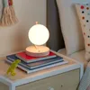 Tischlampen rundes Basis Kinder Nachtlicht mit berührungsaktiviertem Sensor und 4-Wege leichter Einstellung weißer Glühbirnen Schatten weicher Glühen Kinderraum