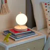 Bordslampor Round Base Kids Nightlight med beröringsaktiverad sensor och 4-vägs ljusinställning Vit glödlampa Skugga mjuk glödbarnsutrymme