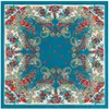 Écharbes CM Bohemia Paisley Style Winter Square écharpe Luxury Brand de luxe Femmes Femmes Nouveau design Swkerchief Swarves For Ladies Q240509