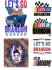 Loyons Go Brandon Tranfer Sticker Party Favor Thermo Stickers Transfert de chaleur Patches graphiques pour les vêtements pour vêtements HHA101546857