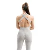 Lu Yoga Bodysuit Align Jumpsuit Brazilian Yoga Clothing Women's One-Pieces拡張ボディースーツIktokトレーニングジムレギンスRuched Jumpsuit Pa