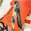 Sjaals Fashion Classic Alphabet Designer Scarf Dameshoofdscarf Silk Handtas MTI-Color Optie Drop levering accessoires Hoeden, handschoenen DHTR7