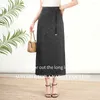 Skirts 2024 High-end Ladies Skirt Minifalda Mujer Faldas Largas Elegantes Sexy Girl Vestidos De Casual Aesthetic Summer