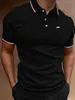 Heren polos heren zomer katoen poloshirt top y240510iiza