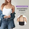 Frauentanks sexy Tanktops mit eingebautem Pad BH ärmellose feste Unterwäsche-Kamisole für Frauen weibliche Fitness Yoga-Kleidung Sport