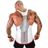 MENS BODYBUILDING TANK TOP Gyms Fitness ärmlös skjorta manlig bomullskläder Singlet Vest undertröja HOMBRE 240430