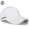 Ball Caps FS 2024 Simple White Black Summer Baseball Caps Brand Women Men Designer Hat Hat Streetwear Hip Hop Snapback Trucker Hats Bone Y240507