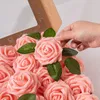 Dekoracyjne kwiaty prawdziwe fałszywe róży sztuczny kwiat realski i wspaniały dla ludzi uczulonych