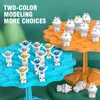 Fun Frog Balance Tree Children Montessori Math Toys Balancing Game ParentChild Tabletop Balans Game Prezent zabawek 240509