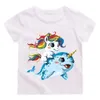 T-Shirts Balletttänzer T-Shirt Kinder kurzärmelig Casual T-Shirt Jungen Fashion T-Shirt Kinderkleidung Kleidung Kindermädchen Kleidung 2405