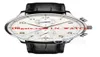New Fashion Men039s Watch White Dial Black Strap Men039s Automatic Mechanical Leather montre de haute qualité Watch8988114