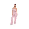 Damen zweisteuelhafte Hosen Sommerausschnitt enge Rolpper Hosenträger Jumpsuit 2021 Streetwear Solid Rückenless Active Wear Skinny Pailletten springen Dhrkj