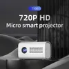 Projecteurs T100 Android 9.0 Projecteur HD complet 1080p 4K 150ansi Video Autofocus Bluetooth 5.0 LCD Intelligent LED Video Home Theatre Projecteur J240509