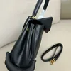 Nouveau rodéo Black Backle Handle Bag de créateur de sacs à corps croi