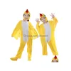 Taneczne dzieci dramat słodkie małe zwierzę żółte futra ptaku kostium upuszczony poród dziecka, dziecięce ubrania dziecięce macierzyńskie cosp dhpzw