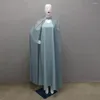 Vêtements ethniques Dubaï Tassel Sequin Cloak Robes de soirée pour femmes Muslim Abaya Turquie Kaftan Eid Ramadan Islamic Arabe Robe Robe